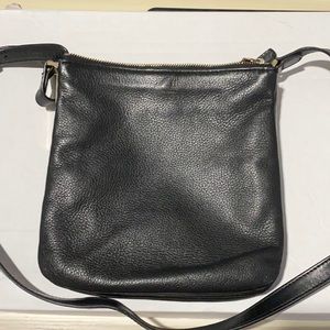 Lightly Used. Vince Camuto Neve Black Leather Bag